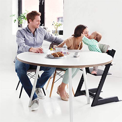 TRIPP TRAPP® Baby Set para niños a partir de los 6 meses │ Accesorio de bebé para la silla evolutiva de STOKKE® │ Respaldo ergonómico │ Color: Negro