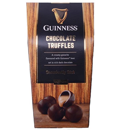 Trufas de chocolate negro de lujo Guinness con centro con sabor a Guinness 135g