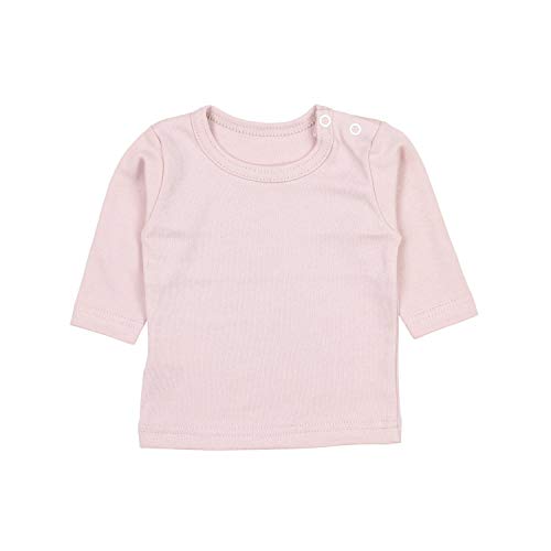 TupTam Camiseta de Bebé para Niña Manga Larga Pack de 5, Mix de Colores 4, 62