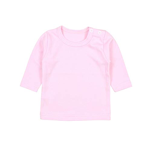 TupTam Camiseta de Bebé para Niña Manga Larga Pack de 5, Mix de Colores 4, 62