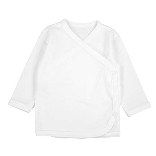 TupTam Camiseta Manga Larga para Bebé, Pack de 5, Blanco, 56