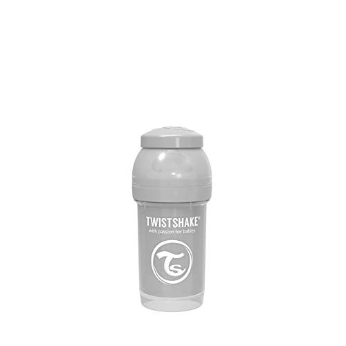 Twistshake 78254 - Biberón, color pastel gris