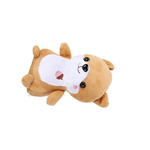 Umbranded Juguete de Peluche 14cm Apaciguar Muñeca Juguete Educativo Mordedor Llavero Colgante Lindo Juguete de Peluche Ardilla de Dibujos Animados Muñeca Suave