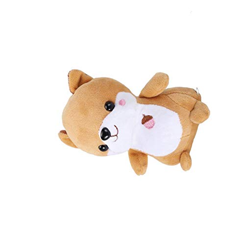 Umbranded Juguete de Peluche 14cm Apaciguar Muñeca Juguete Educativo Mordedor Llavero Colgante Lindo Juguete de Peluche Ardilla de Dibujos Animados Muñeca Suave