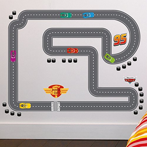 Unbekannt Niños Pared Adhesivo Disney Pixar Cars Circuito