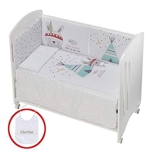 (VARIOS MODELOS) Edredón de cuna desenfundable + protector desenfundable + Cojín color BLANCO, tamaño CUNA 60 x 120