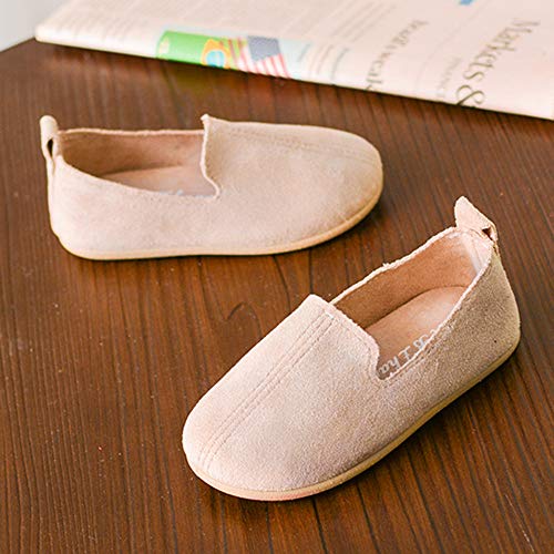 VECDY Zapatos Bebe Niña, Moda Suave Zapatos 2019 Suave Suela Bebé Niño Chicas Color Sólido Casual Zapatos De Cuero Pricness Sandalias Deportivas Zapatos De Verano para Infantil (Beige,26)