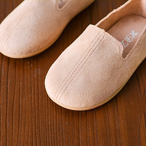 VECDY Zapatos Bebe Niña, Moda Suave Zapatos 2019 Suave Suela Bebé Niño Chicas Color Sólido Casual Zapatos De Cuero Pricness Sandalias Deportivas Zapatos De Verano para Infantil (Beige,26)