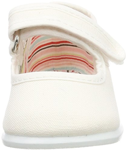 Victoria Mercedes Velcro Lona, Zapatillas Unisex bebé, Blanco, 19 EU