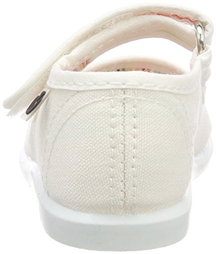 Victoria Mercedes Velcro Lona, Zapatillas Unisex bebé, Blanco, 19 EU