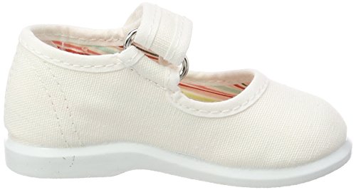 Victoria Mercedes Velcro Lona, Zapatillas Unisex bebé, Blanco, 19 EU