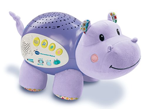 VTech Baby - Proyector Musical POPI estrellitas, Color púrpura, versión Alemana