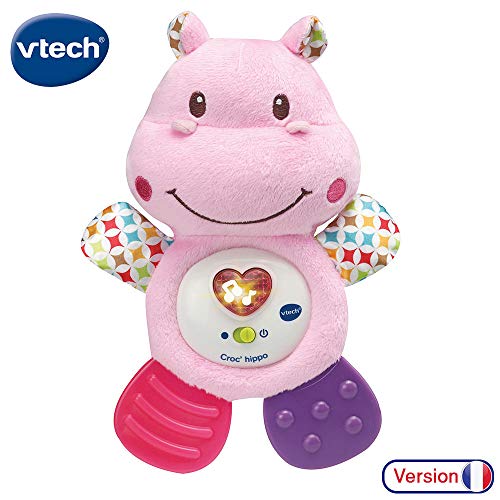 VTech Croc' Hippo Rose - Juegos educativos (Rosa, Chica, 2 año(s), Francés, LR44, 140 mm)