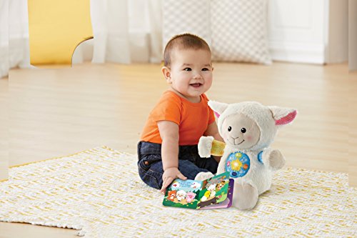 VTech-La pequeña Linda Musical Peluche bebé Interactivo, con Cuentos, Historias y Canciones Que desarrollan el lenguaje y la estimulación Visual y auditiva, Multicolor (3480-506722)