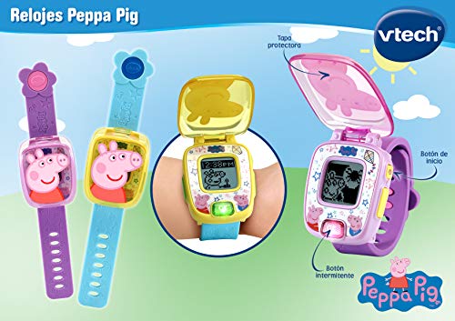 VTech Reloj Peppa Pig Azul (3480-526067)