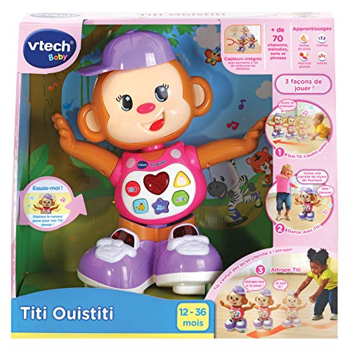 VTech Titi Ouistiti Rose Chica - Juegos educativos (AA, 400 mm, 150 mm, 381 mm, 1,21 kg)