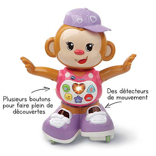 VTech Titi Ouistiti Rose Chica - Juegos educativos (AA, 400 mm, 150 mm, 381 mm, 1,21 kg)