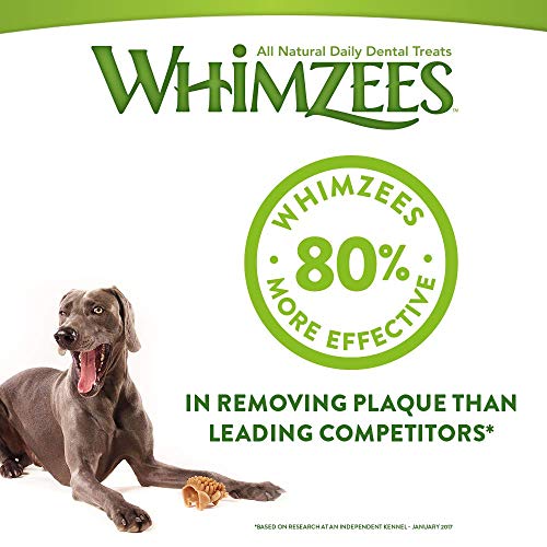 WHIMZEES Snack Cepillo Dental para Perro, XS - 48 Bolsa