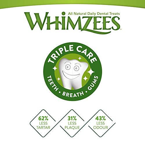 WHIMZEES Snack Cepillo Dental para Perro, XS - 48 Bolsa