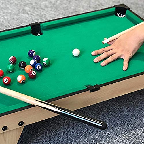 WJMLS Mini Juego de Mesa de Billar de Mesa Juego de Madera sólida Wear Club de Franela de Alto Grado para mesas de niños (Size : S)