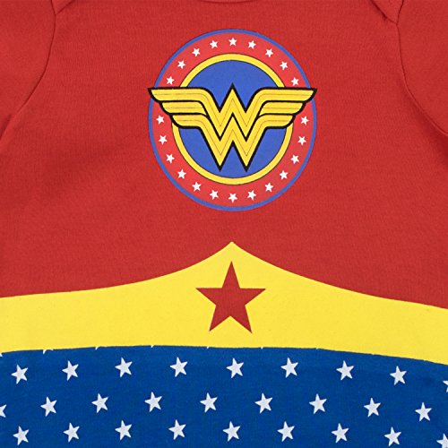 Wonder Woman Pijama Entera y Venda para Niñas Bebés Multi 12-18 Meses