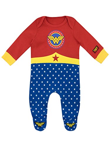 Wonder Woman Pijama Entera y Venda para Niñas Bebés Multi 12-18 Meses