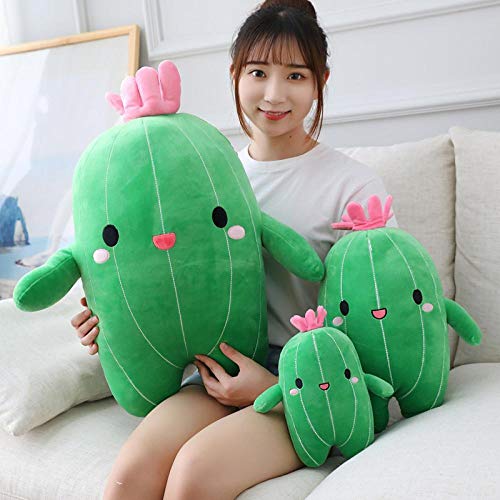 wwwl Juguete de Peluche 25/40/60CM Dibujos Animados Cactus Juguetes de Felpa Kawaii Stuffed Soft Doll for Children Baby Kids Toys Classic Cumpleaños Regalos 65cm