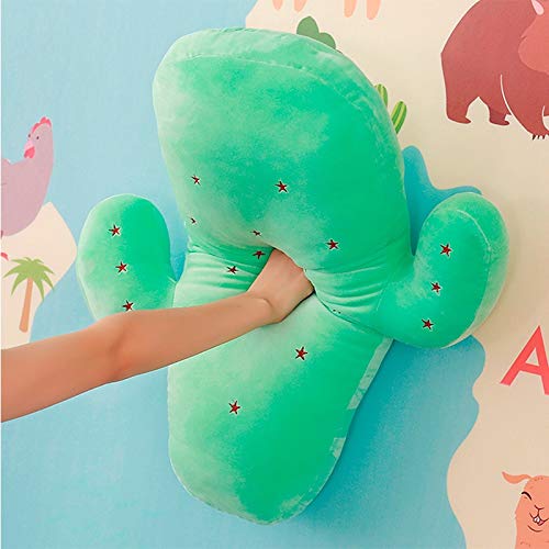 wwwl Peluche 45-65 cm Serie de Juguete Tropical Relleno hogar sofá cojín Almohada Creativa Cactus niños cumpleaños Regalos Soft Cute 65cm Green