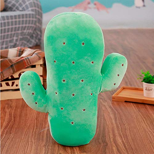 wwwl Peluche 45-65 cm Serie de Juguete Tropical Relleno hogar sofá cojín Almohada Creativa Cactus niños cumpleaños Regalos Soft Cute 65cm Green