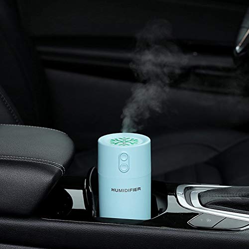 XCXDX Luz De La Noche De La Lámpara De Proyección del Copo De Nieve del Humidificador Silencioso 3 En 1, Puerto De Expansión USB, Humidificador De 400 ML