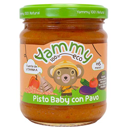 Yammy Tarrito De Pisto Con Pavo Ecológico 195Gr X 6 Uds 6M+ 6 Unidades 2000 g