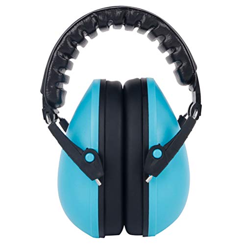 YeahiBaby - Auriculares de diadema con reducción de ruido para bebé, cancelación de ruido, color azul