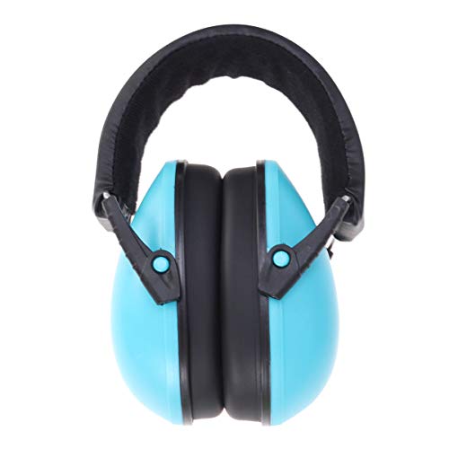 YeahiBaby - Auriculares de diadema con reducción de ruido para bebé, cancelación de ruido, color azul cielo