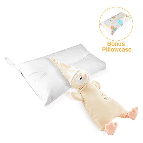 Yoofoss Almohada para niños con funda Almohada para bebés Antiácaros Almohada Suave para Niños, bebés y recién nacidos La Cabeza Apto para 1-6 Años