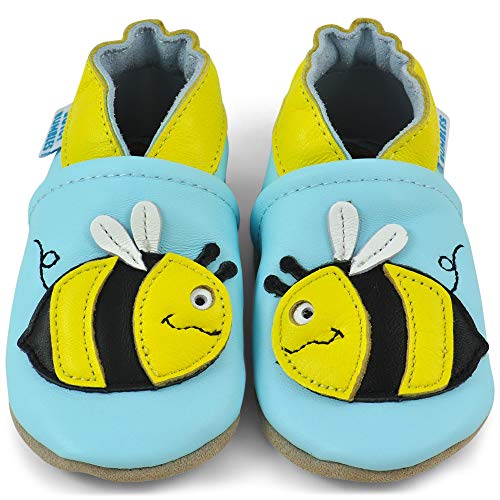 Zapatos Bebe Niña - Zapatillas Niña - Patucos Primeros Pasos - Abeja - 0-6 Meses