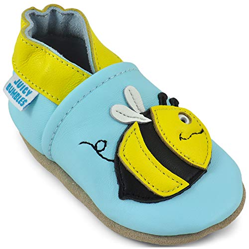 Zapatos Bebe Niña - Zapatillas Niña - Patucos Primeros Pasos - Abeja - 0-6 Meses