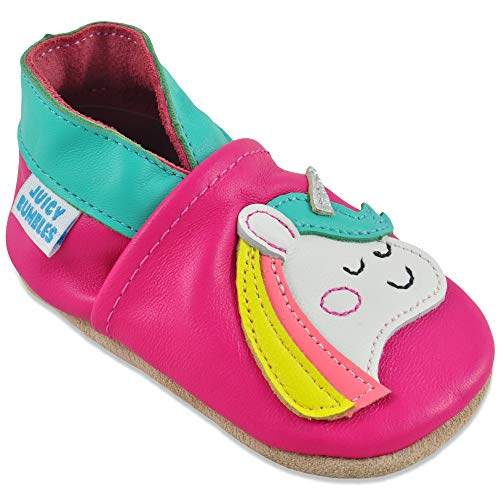 Zapatos Bebe Niña - Zapatillas Niña - Patucos Primeros Pasos - Unicornio 6-12 Meses