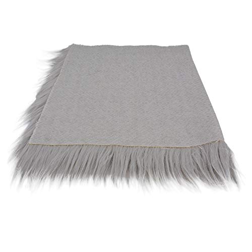 ZOYLINK Abrigo para Recién Nacidos, Photo Prop Long Hair Fotografía para Recién Nacidos Wrap Photo Blanket Tapete Shaggy Area con Ripple Wrap para Bebé