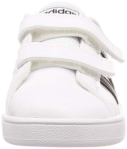 adidas Unisex Bebé Grand Court Sneaker, Cloud White/Core Black/Cloud White, 25 EU