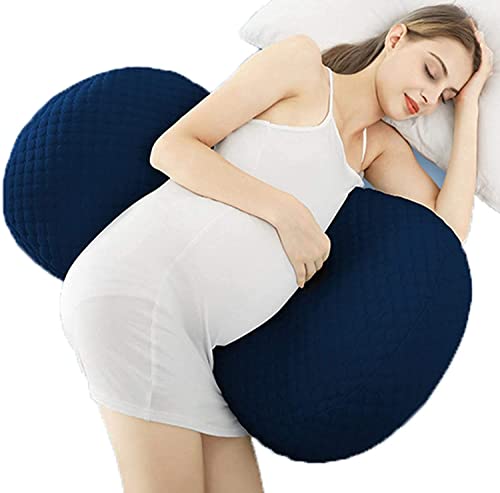 Almohada de maternidad almohadas de almohada de cuerpo completo for adultos almohadas de embarazo for adultos for la almohada de la cuña doble del lado del lado for la almohada del lado del lado de la