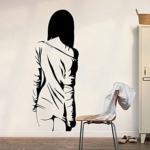 Anime Manga Girly pegatinas de pared para habitación de niñas, bolsos de moda para niñas, tienda de ropa, calcomanías de pared, vinilo, decoración del hogar, Mural A7 85x33cm