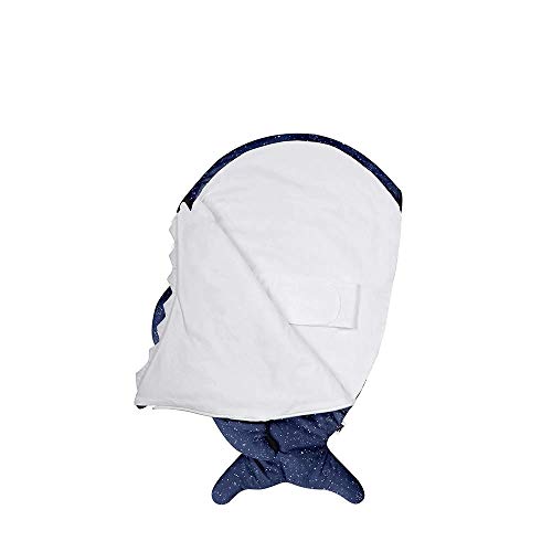 Baby Bites Original - Saco Tiburón para recién nacidos - Azul Constelaciones - Invierno