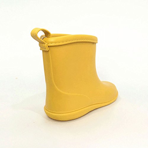 BAIYOU bebé de goma para niños Botas de lluvia impermeable botas de agua Wellington para 2 – 6 años