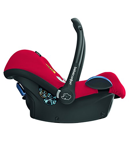 Bébé Confort, Silla de coche grupo 0+ Isofix, rojo (Vivid Red)