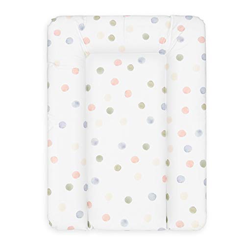 Bonky Cambiador Bebe Impermeable para Niños y Niñas - Puntos de colores - 50 x 70 cm