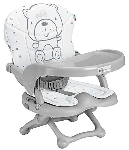 CAM Il Mondo del Bambino - art.S333/247 - Elevador de Silla Smarty Pop - 1800g - 6-36 Meses - TEDDY GRIS