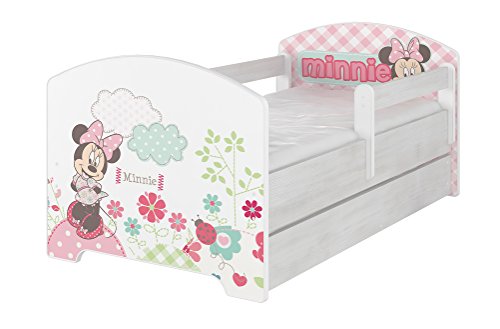 Cama infantil original de Disney con colchón anticaídas