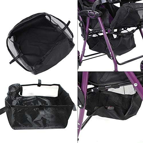 Cesta para Cochecito de bebé, Cochecito de bebé Carrito Inferior Cesta Colgante Cesta Cochecito Inferior Organizador Bolsa Malla Accesorios Organizador