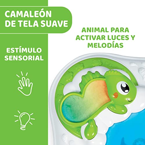 Chicco Mesa Descubrimiento Sensorial Infantil, Mesa de Actividades Interactiva con 5 Zonas Sensoriales, Juego Educativo Electrónico con Luces y Sonido – Juguete para Bebés de 10 Meses a 4 Años