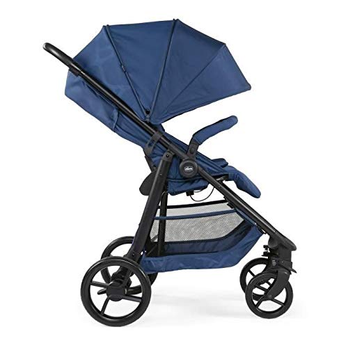 Chicco Multiride Off Road - Cochecito compacto de 0 meses a 22 kg, con ruedas a prueba de pinchazos, posición de dormir, plegado con una mano, capota y protector de lluvia